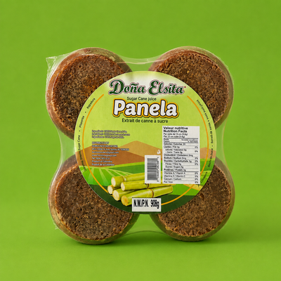 Doña Elisita Colombian panela package with four pieces