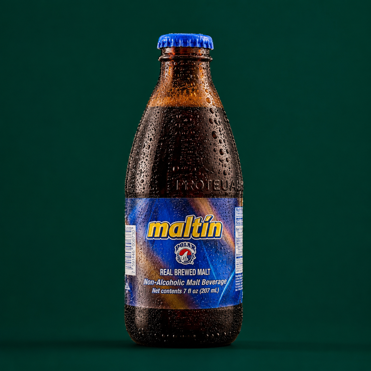 Maltín Polar non-alcoholic malt beverage bottle 207 ml