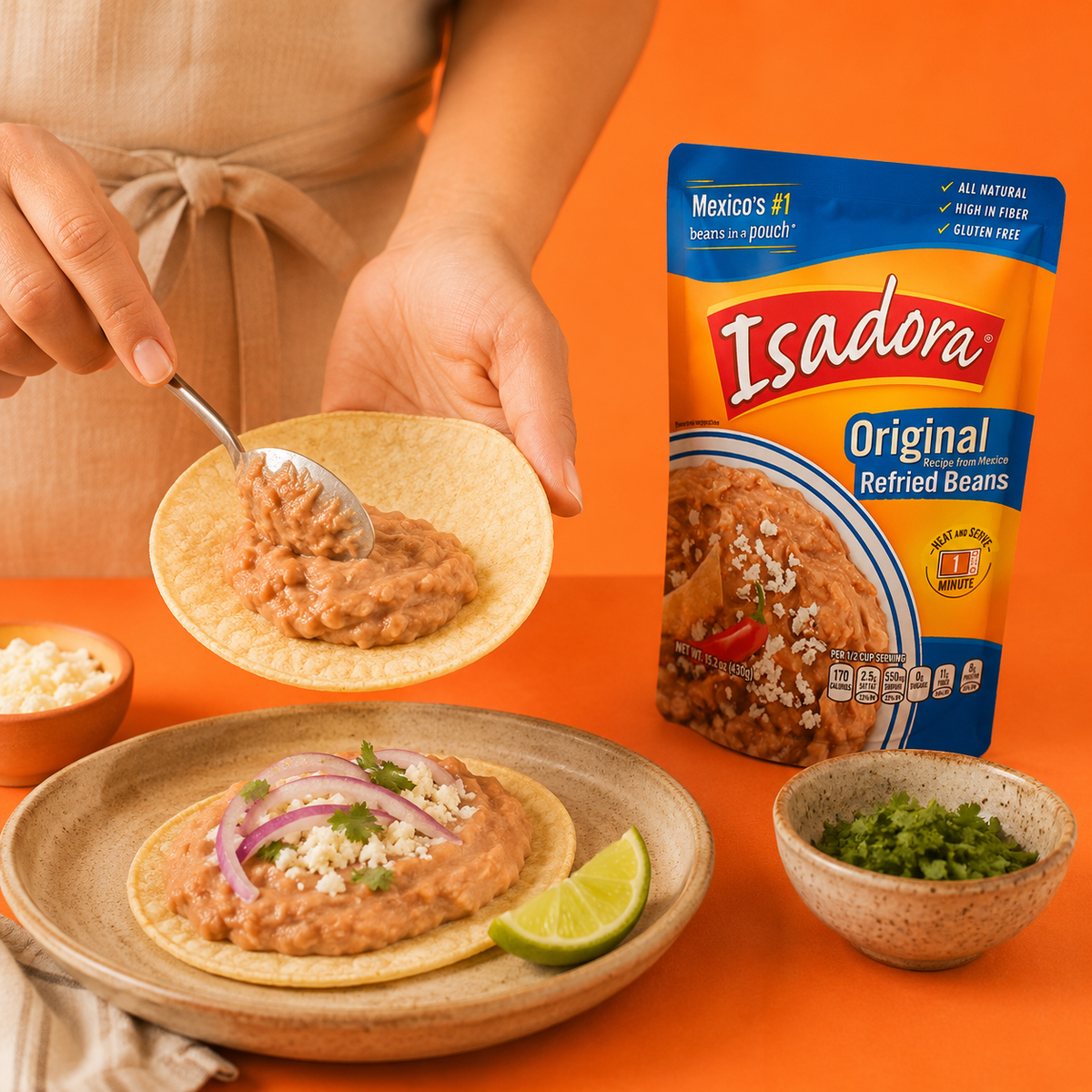 Isadora Frijoles Refritos Originales 15.2oz