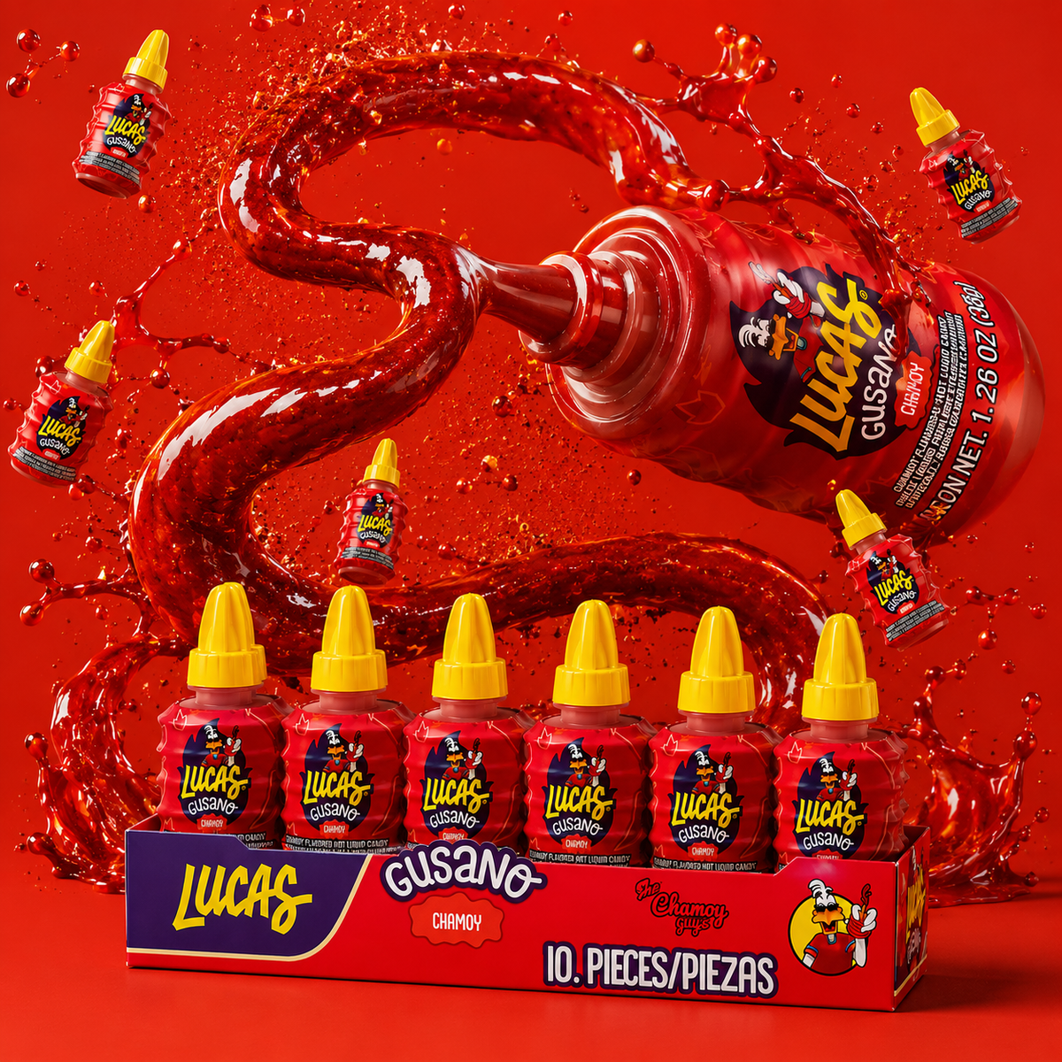 Gusano Lucas Chamoy